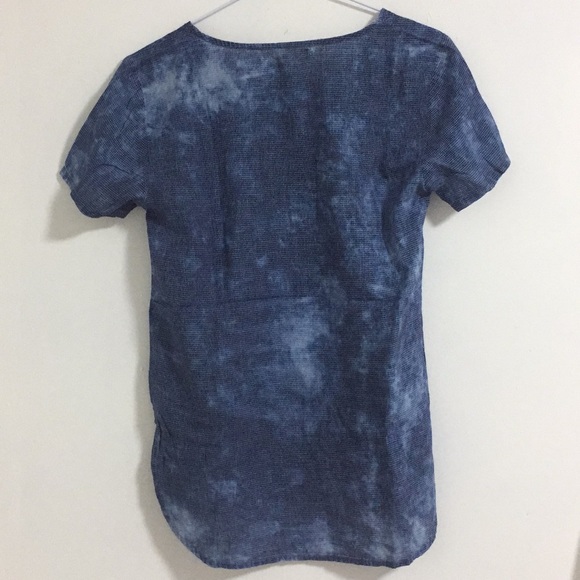 ❌ SOLD ❌ Cloth & Stone Dyed Grid Slit Top - Picture 7 of 7